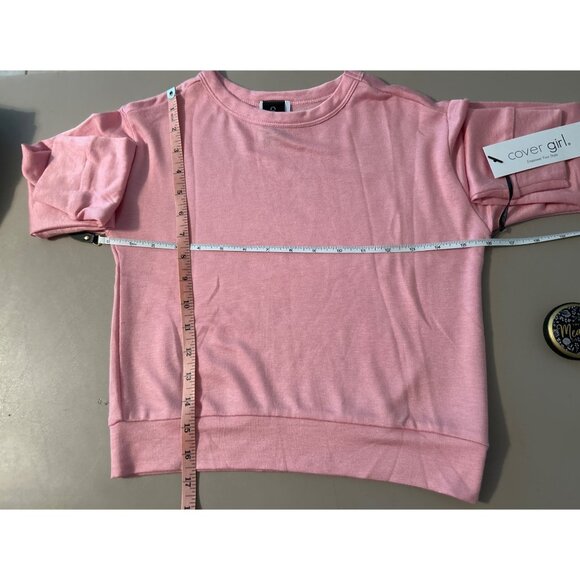 Cover Girl Pink Kids Long Sleeve Top Size 7-8 - Picture 4 of 4